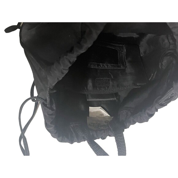 Walt Disney World Vintage Where Magic Lives Drawstring Black Backpack Cinch Bag - Picture 16 of 16